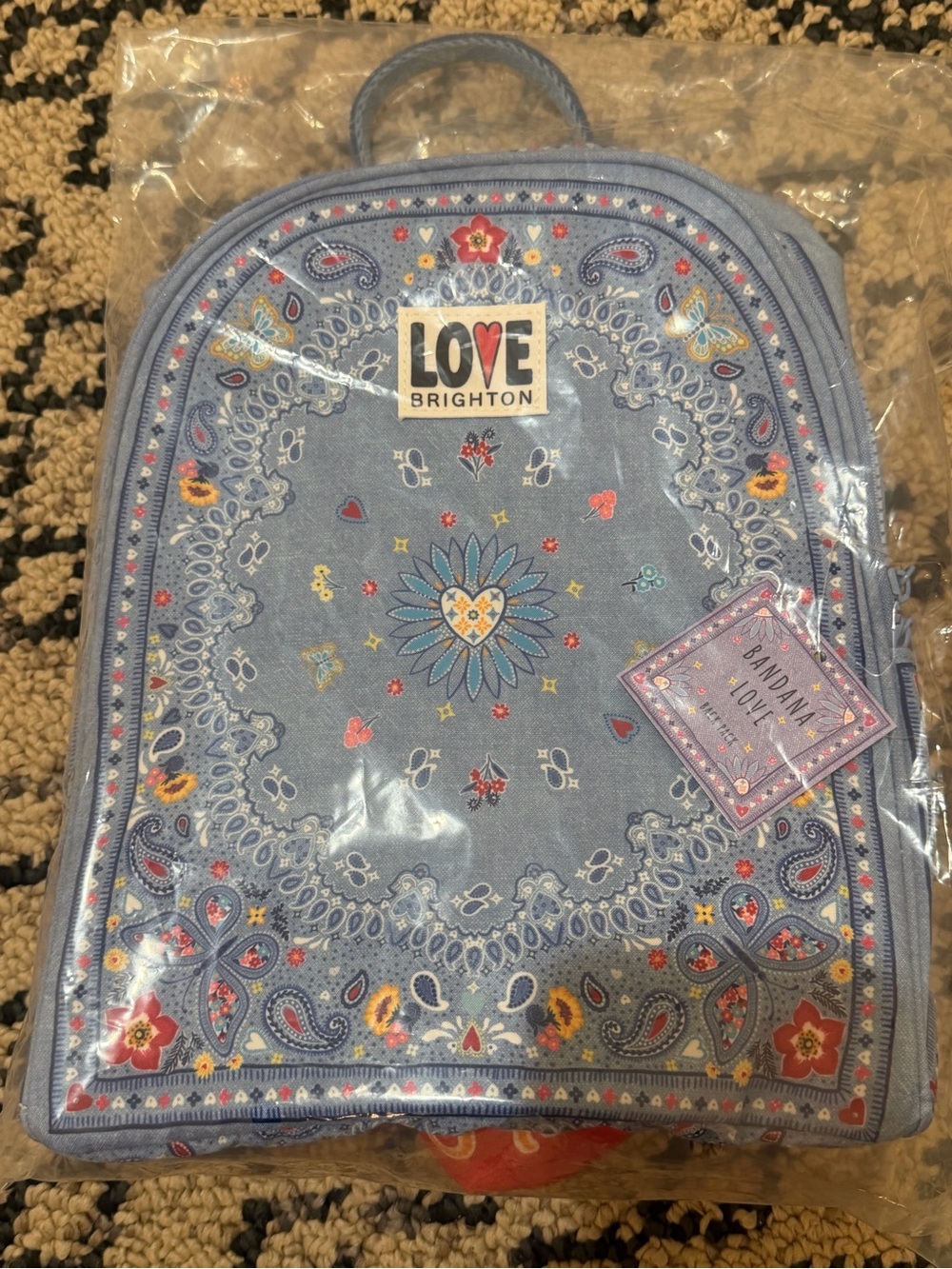 Brighton Bandana Love backpack